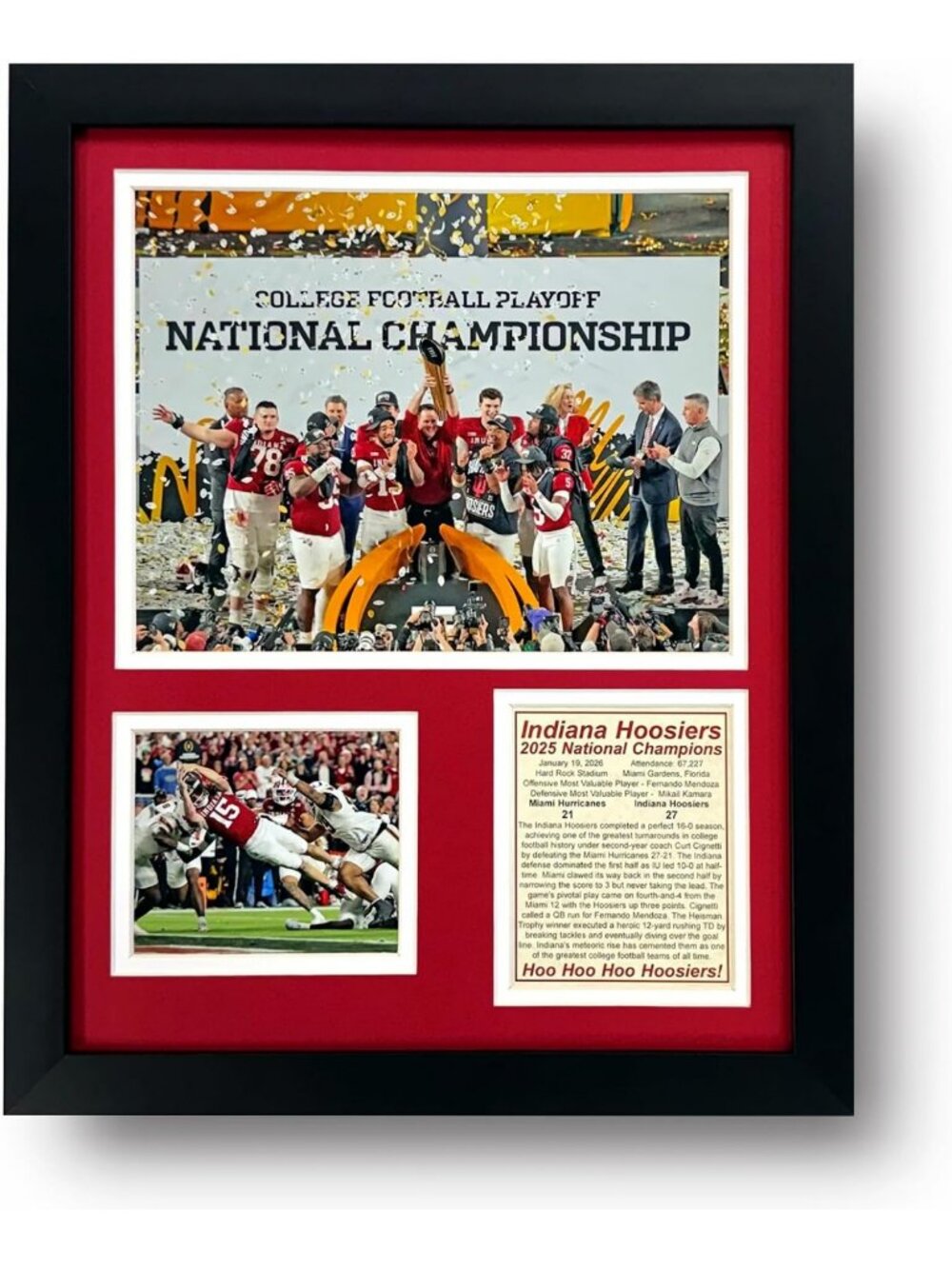2025 National Champions Football Memorabilia | Framed Picture & Photo Collage